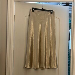 Rachel Zoe Gold Midi Skirt